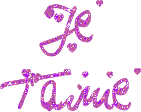 je t'aime violet